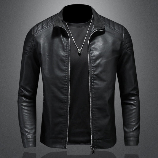 SerenityMilan Classic Leather Jacket