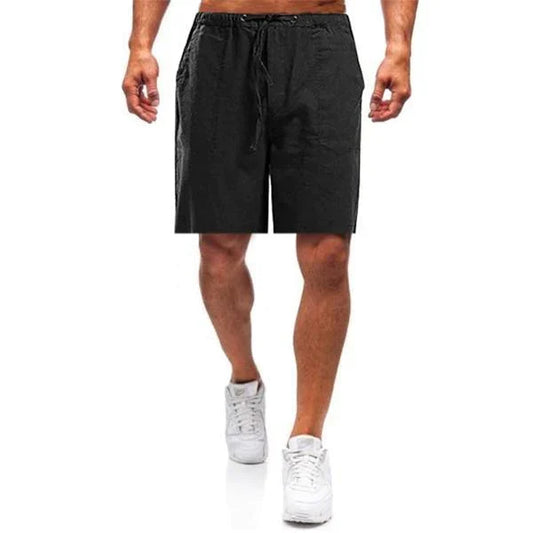 Løse casual shorts i hør til mænd