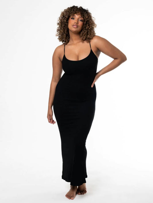 Shapewear Slip Maxikleid